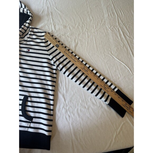 Tommy Hilfiger Nautical Look Full Zip Hooded Sweatshirt Jacket Women’s Size L - Picture 5 of 11